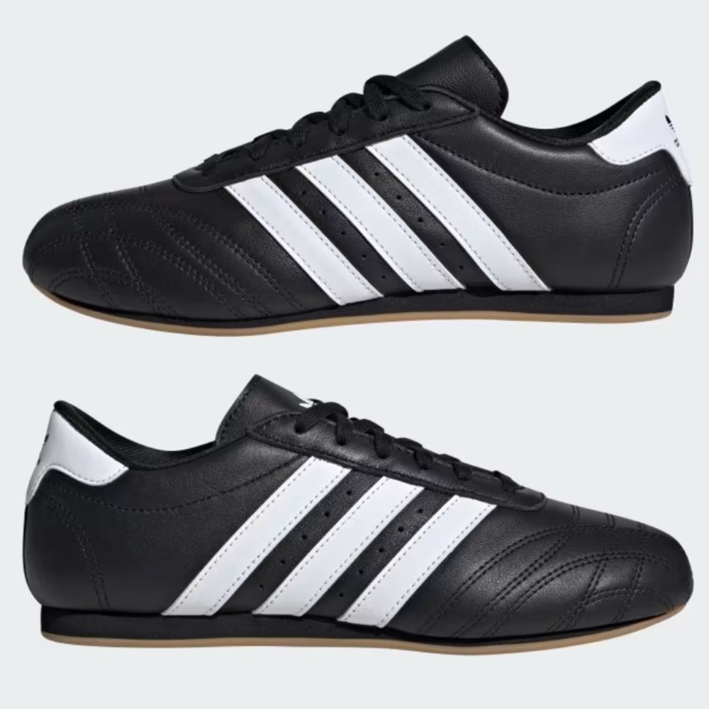 •ADIDAS• Taekwondo Lace W Shoes Sneakers >> black/white stripe/gum >> NIB - Picture 5 of 16